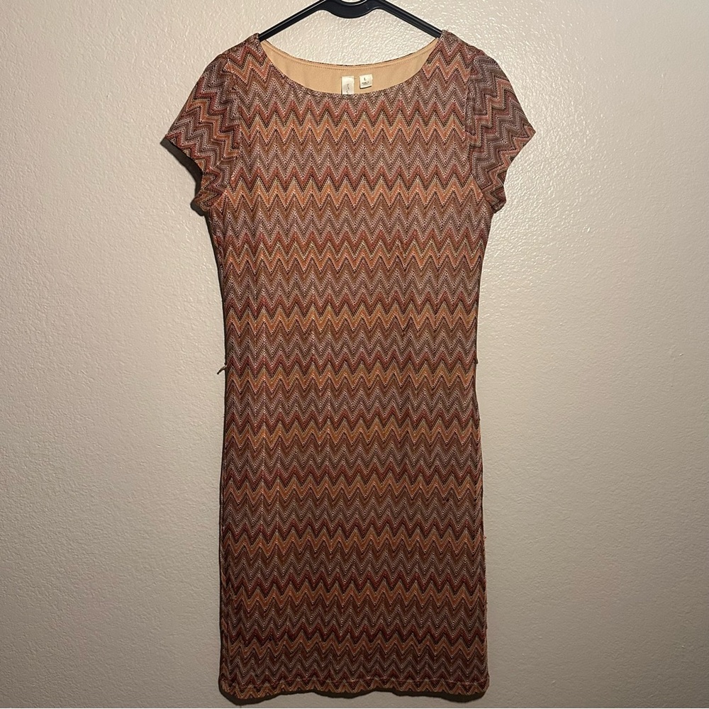 Tacera Western Chevron Knit Mini Dress